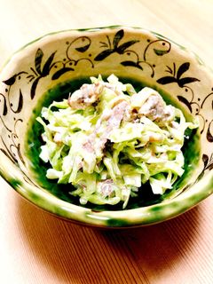 サバ缶でキャベツのレモンサラダ-レシピのメイン写真