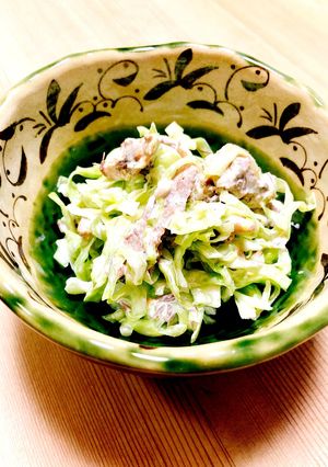 サバ缶でキャベツのレモンサラダ-レシピのメイン写真
