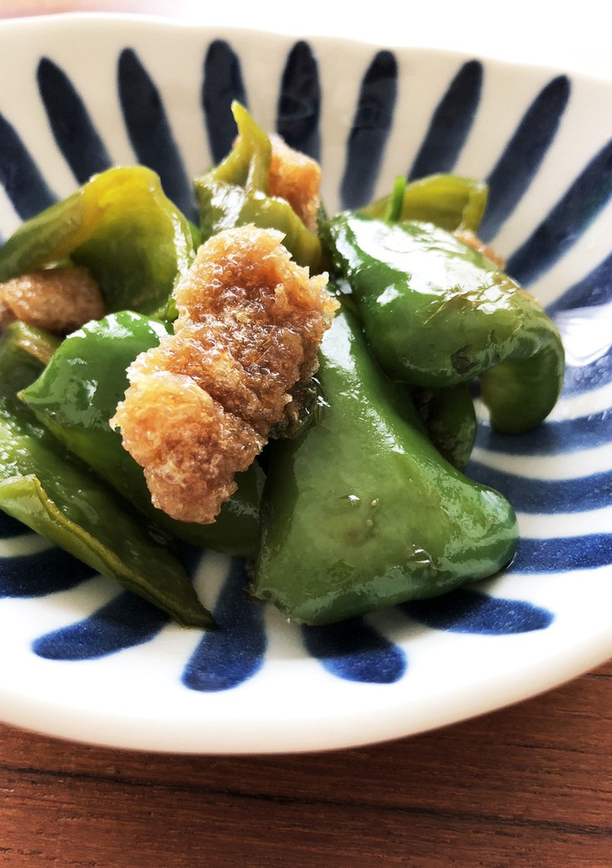 大量消費！ピーマンと油揚げの甘酢炒め-レシピのメイン写真