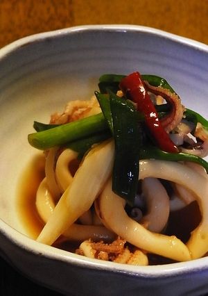 柔らかい～やりいかとわけぎのさっと煮-レシピのメイン写真