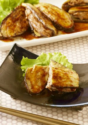 なすのはさみ焼きゆずぽんずさっぱりあん-レシピのメイン写真