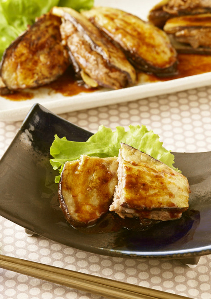 なすのはさみ焼きゆずぽんずさっぱりあん-レシピのメイン写真
