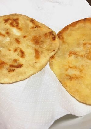 簡単！フライパンで焼くだけ！ナン♪-レシピのメイン写真