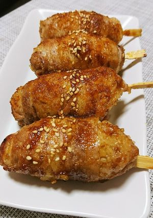 スティック肉巻きおにぎり-レシピのメイン写真