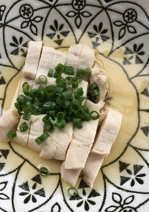 べんりで酢で、レンチン蒸し鶏-レシピのメイン写真