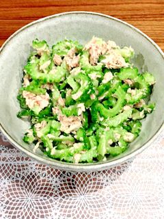 ゴーヤとツナのサラダ-レシピのメイン写真
