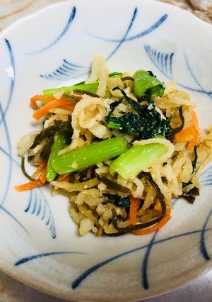 切り干し大根のごま酢和え-レシピのメイン写真