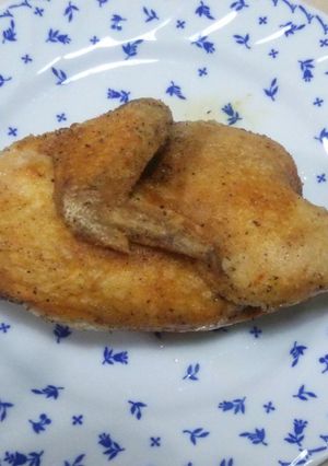 ダッチオーブンで鶏の半身揚げ-レシピのメイン写真
