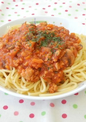 スパゲッティミートソース-レシピのメイン写真