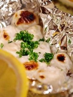 ふぐの白子の塩焼き-レシピのメイン写真