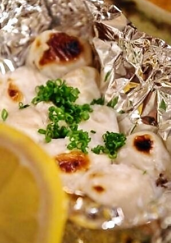 ふぐの白子の塩焼き-レシピのメイン写真