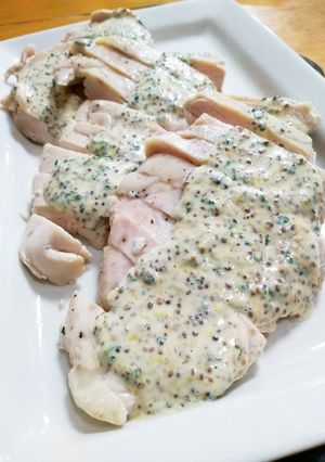 クィーンクック鶏ハムマスタードマヨソース-レシピのメイン写真