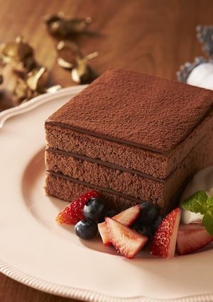 かんたんスライス生チョコレートケーキ-レシピのメイン写真