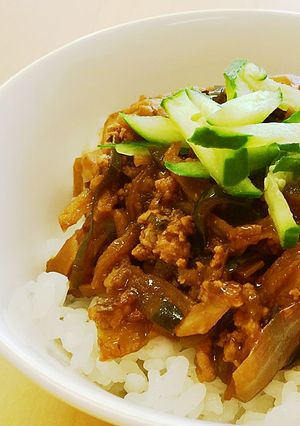 新米を美味しく食べよう!★ジャージャー飯-レシピのメイン写真