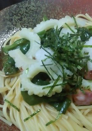 ゴーヤinおろしパスタ-レシピのメイン写真