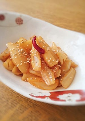 箸が止まらない！れんこんのお酢きんぴら-レシピのメイン写真