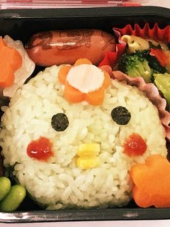 カッパ キャラ弁 幼稚園 お弁当-レシピのメイン写真