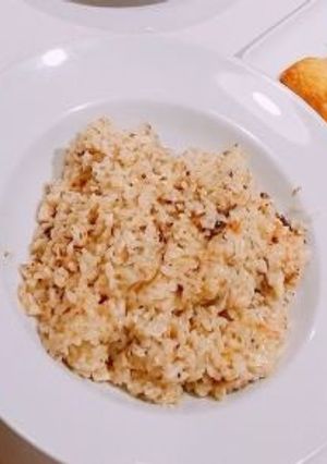 【使いきり】きのことアンチョビのリゾット-レシピのメイン写真