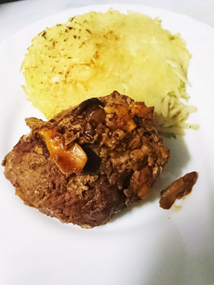 冷凍卵入り煮込みハンバーグ-レシピのメイン写真