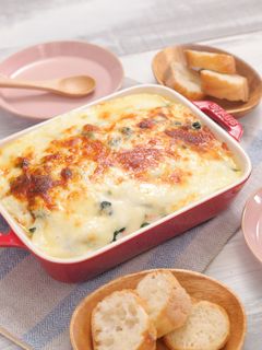 サーモンキャベツのホワイトソースグラタン-レシピのメイン写真