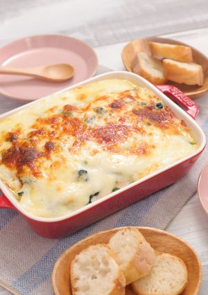 サーモンキャベツのホワイトソースグラタン-レシピのメイン写真
