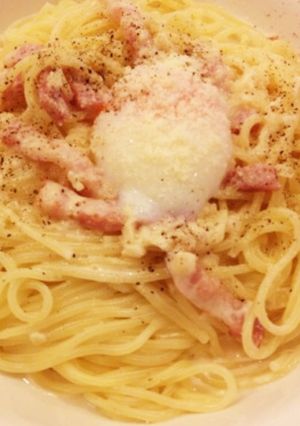 食欲増進カルボナーラ。-レシピのメイン写真