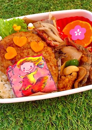 煮込みハンバーグ弁当 常備菜で簡単-レシピのメイン写真