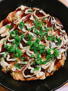 明太チーズ餅ふわふわお好み焼き-レシピのメイン写真