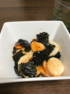 即席おつまみ!長芋のコチュ海苔和え☆-レシピのメイン写真