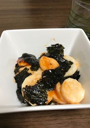 即席おつまみ！長芋のコチュ海苔和え☆-レシピのメイン写真