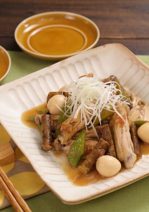 手羽中とごぼうのコク旨さっぱり梅煮♪-レシピのメイン写真