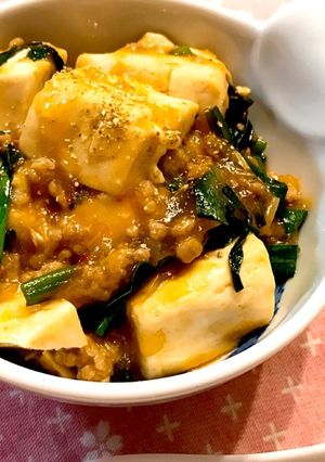 家にあるものでお手軽本格っぽい麻婆豆腐-レシピのメイン写真