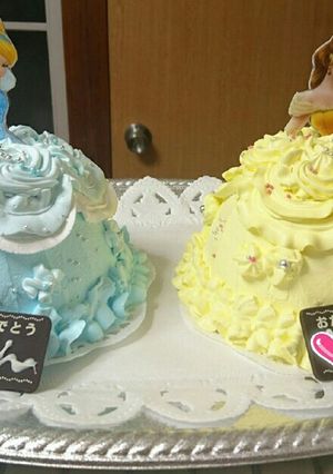 簡単☆プリンセスの誕生日ケーキ☆-レシピのメイン写真
