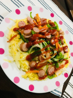 そうめんピザ-レシピのメイン写真