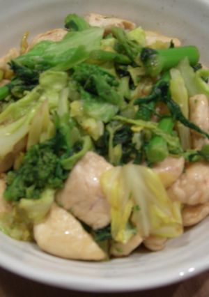 春野菜と鶏ささみのおかず炒め-レシピのメイン写真