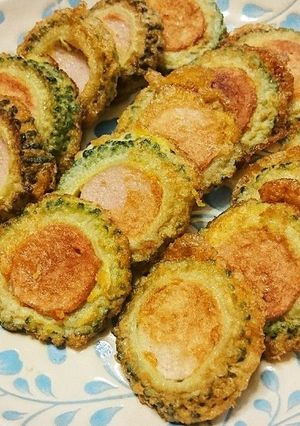 ゴーヤと魚肉ソーセージのピカタ-レシピのメイン写真