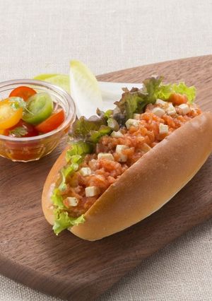 サーモンたたきとクリームチーズサンド-レシピのメイン写真