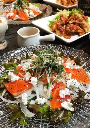 サーモンカルパッチョ-レシピのメイン写真