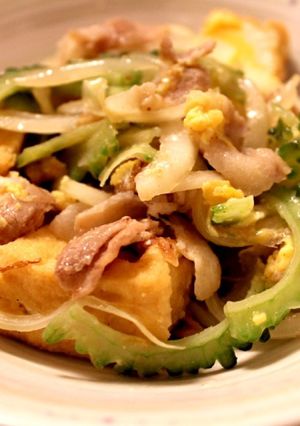 苦味を最小限に！ゴーヤチャンプルー-レシピのメイン写真