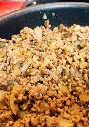 ひき肉炒めのピリ辛おつまみ-レシピのメイン写真