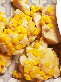 鶏胸コーン丸め焼き オニオンソース-レシピのメイン写真