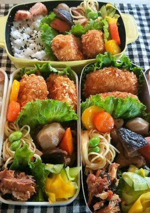 女子高生、男子学生、会社員の私弁当❤38-レシピのメイン写真