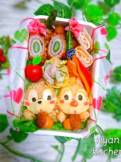 『チップ&デール』どんぐり♡秋弁当♡-レシピのメイン写真