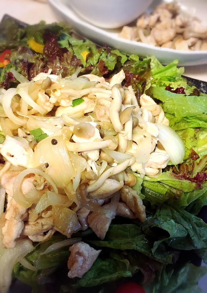 鶏胸肉としめじと玉ねぎの中華炒め-レシピのメイン写真