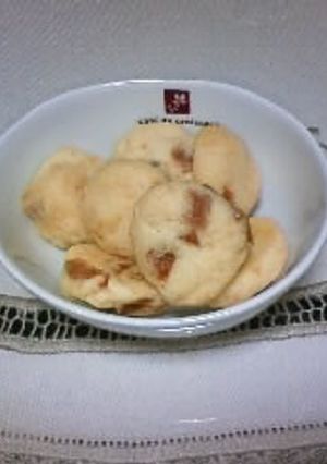 超簡単！電子レンジで梅酒の実クッキー-レシピのメイン写真