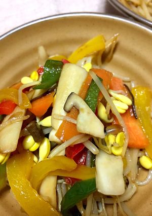 大豆もやしのオイスターソース炒め-レシピのメイン写真