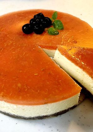 ミキサーで作れるヘルシーレアチーズケーキ-レシピのメイン写真