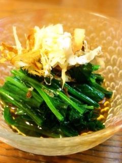 常備菜に◎シャキシャキほうれん草のお浸し-レシピのメイン写真