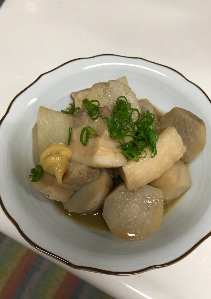 豚の角煮大根と里芋と共に-レシピのメイン写真