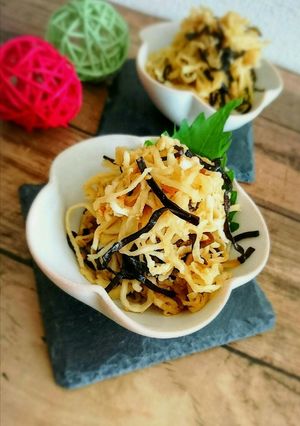 楽うまっ☆切り干し大根の塩昆布和え-レシピのメイン写真